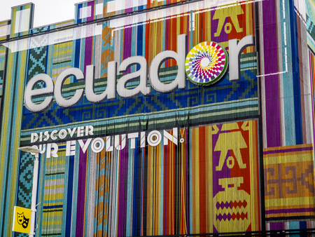 Expo, universal exposition on the theme of food on OCT 14, 2015 in Milan.のeditorial素材