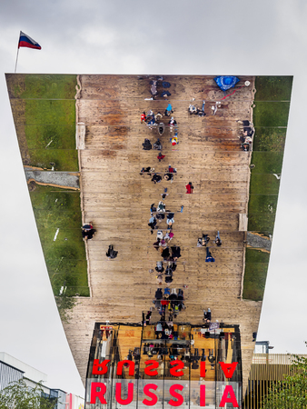 Expo, universal exposition on the theme of food on OCT 14, 2015 in Milan.のeditorial素材