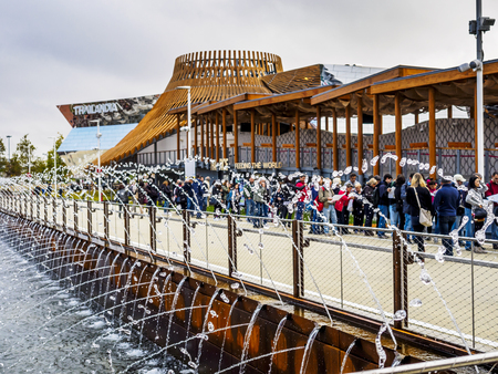 Expo, universal exposition on the theme of food on OCT 14, 2015 in Milan.のeditorial素材