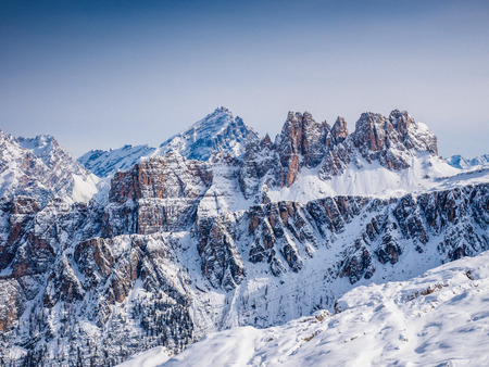 Dolomites. panorama of the Italian Alpsの写真素材