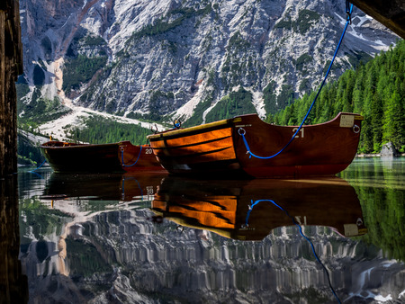 Dolomites. panorama of the Italian Alpsの写真素材