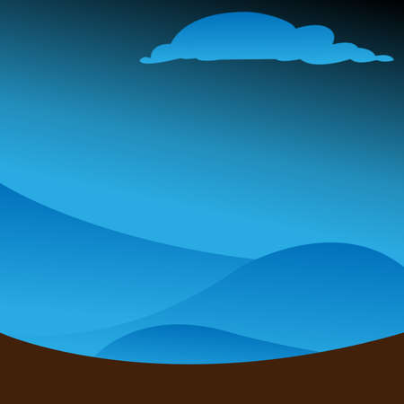 Depth of winter in to dark alpsのイラスト素材