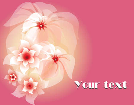 you can use Pink flowers vector background to design banners, posters, backgrounds,..etc.のイラスト素材
