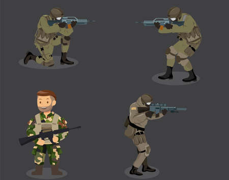 you can use army soldier icon shooting gesture flat cartoon sketch to design banners, posters, backgrounds.のイラスト素材