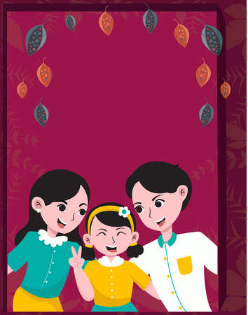 you can use Frame with family picture icon to design banners, posters, backgrounds,..etc.のイラスト素材