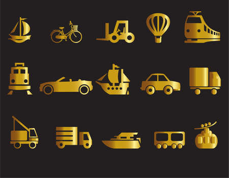 you can use Shopping Consumerism Icons gold
 to design banners, posters, backgrounds, icons web..etc.のイラスト素材