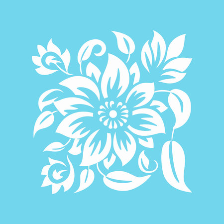 Abstract floral pattern vector vector illustrationのイラスト素材