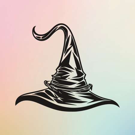 The Witch Hat with Zigzag Pattern