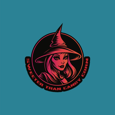 Sweeter Than Candy, A Witch Hat in Teal Twilightのイラスト素材