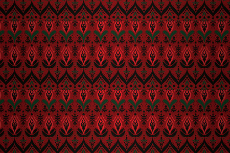 Festive Christmas Background, Red and Black Diamond Pattern