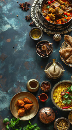 Embark on a Culinary Adventure with Exotic Eastern Mealsの素材