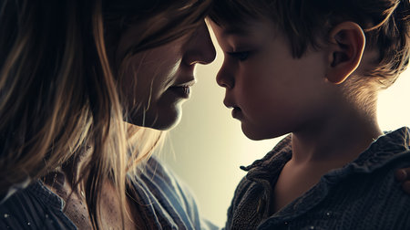 Two People Close Together, Faces Obscuredの素材