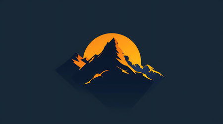 A captivating view of a mountainの素材