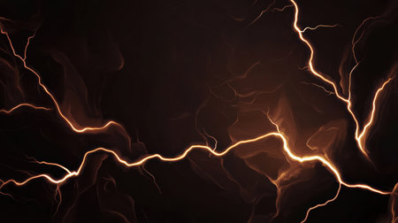 A stunning display of lightning patterns electrifies the canvas, creating a captivating backdrop. The dark tones contrast beautifully with the bright, vivid flashes, sparking imagination.の素材