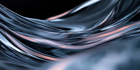 Glittering hues weave together in a dynamic flow, showcasing the enchanting movement of iridescent liquid. This captivating swirl invites exploration into the depths of color and form.の素材