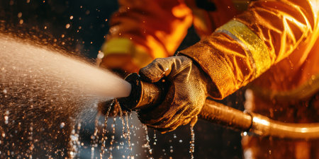 A firefighterの素材