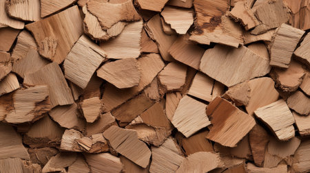 This striking expanse of brown cork showcases a collection of tightly packed fragments, ideal for adding a natural touch to backgrounds in various design projects and creative pursuits.の素材