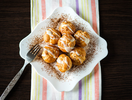 profiterolesの写真素材