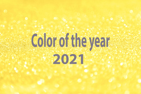 Beautiful festive shine glitter bright glowing yellow, illuminating background blur, radiance,...