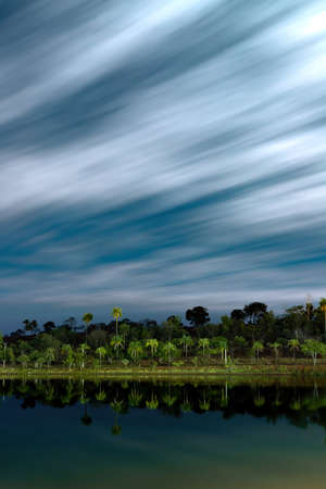Natural Lake of Itaja Goias in brazil