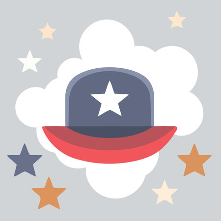 icon for memorial day minimalist vector illustrationのイラスト素材