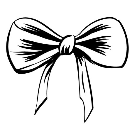 lace in black and white minimalistic vector illustrationのイラスト素材