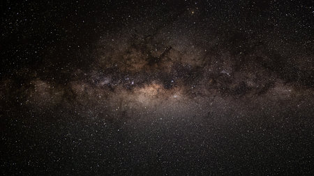 open starry night sky angled astrophotography space long exposure