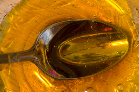 Honey bee breakfast cell drink nature dessertの写真素材