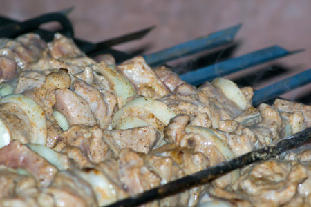 food kebab color drink pepper beef cookingの写真素材