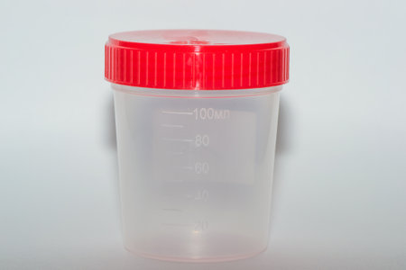 test medical medicine jar healthcare isolated holder urineの写真素材