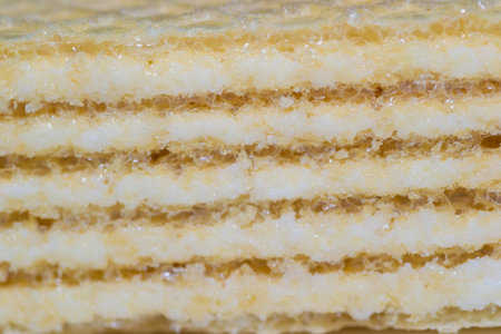 drink waffle food isolated dessert sweet grain whiteの写真素材