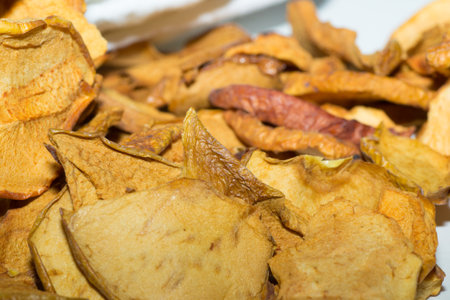 drink fruits vegetables apple food dry slice whiteの写真素材