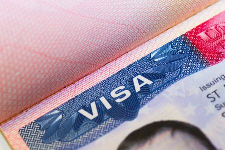 visa passport stamp travel american usa busines