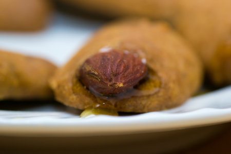cookies the witch fingers for Halloween dessertの写真素材