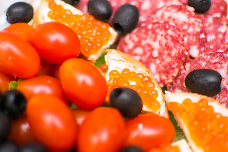 food table gourmet drink appetizer meal dinner snackの写真素材