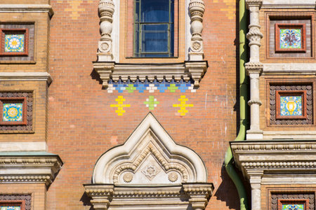 the Cathedral of the Savior on blood in St. Petersburgの写真素材