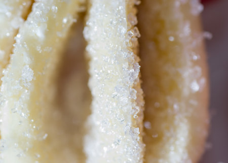 to make sweet biscuits with sugar plan shot at homeの写真素材