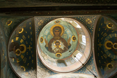 church icon jesus mary christ orthodox virgin religious