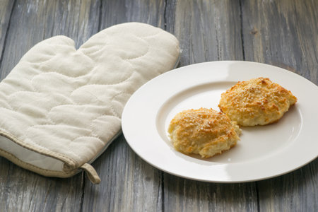 cookies coconut onの写真素材