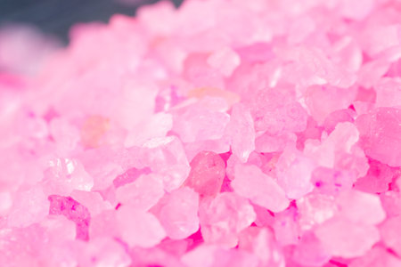 sea salt closeup on wooden texture wonの写真素材