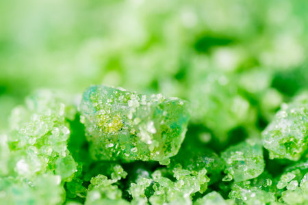 sea salt closeup on wooden texture wonの写真素材