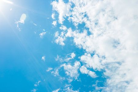 Abstract bright sky surface background.