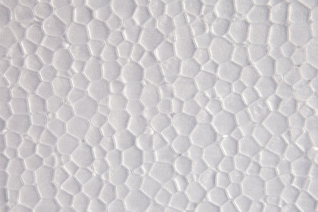 Closeup of Polystyrene foam textureの写真素材