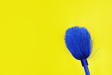 Clean Yellow Wallの写真素材