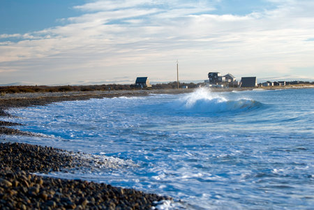 Breaking waveの写真素材