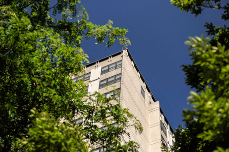 Tall building rising over Federal Hill in Providence, Rhode Islandのeditorial素材