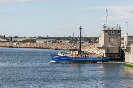 New Bedford, Massachusetts, USA â€“ September 24, 2019: Commercial fishing boat Debbie Ann,...