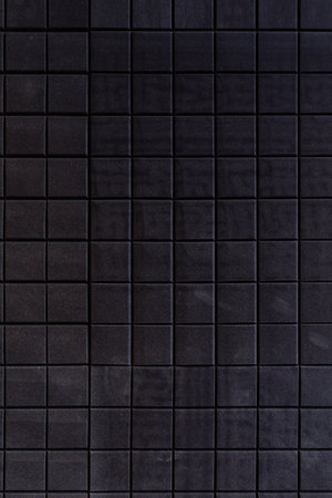black soundproofing for a sports hall textureの写真素材