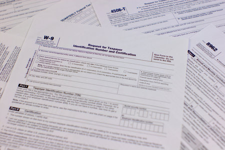 Multiple tax forms.