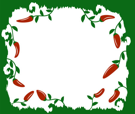 Frame for cooking recipe or restaurant menu.のイラスト素材